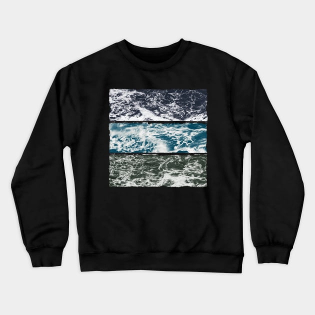 Saltwater triptych var II Crewneck Sweatshirt by DyrkWyst